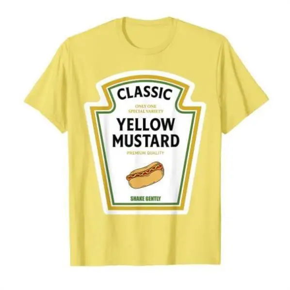 

loween 2024 Fly Matching Ketchup Sauce Costume T-irt And orts Set Men's Casual Sportswear Autumn Season Seven Sve