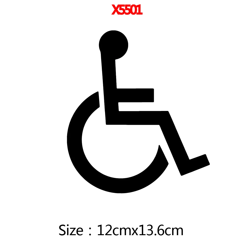 Disabled Persons Sign Stickers For Car Window Decor Decal Wheelchair Signs Auto Sticker