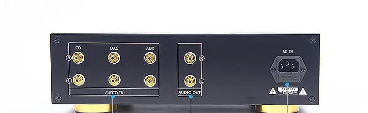 หลอดสเตอริโอแอมพลิฟายเออร์ HiFi D1อ้างถึงวงจร MC220ของ Mcintosh ที่มีอินพุต3ทาง