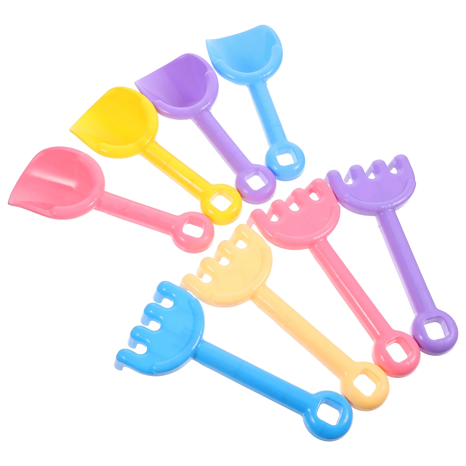 8pcs Park Beach Shovels Rakes Beach Party Sand Digging Toy Gardening Toys toy kids sand toys beach sand toys