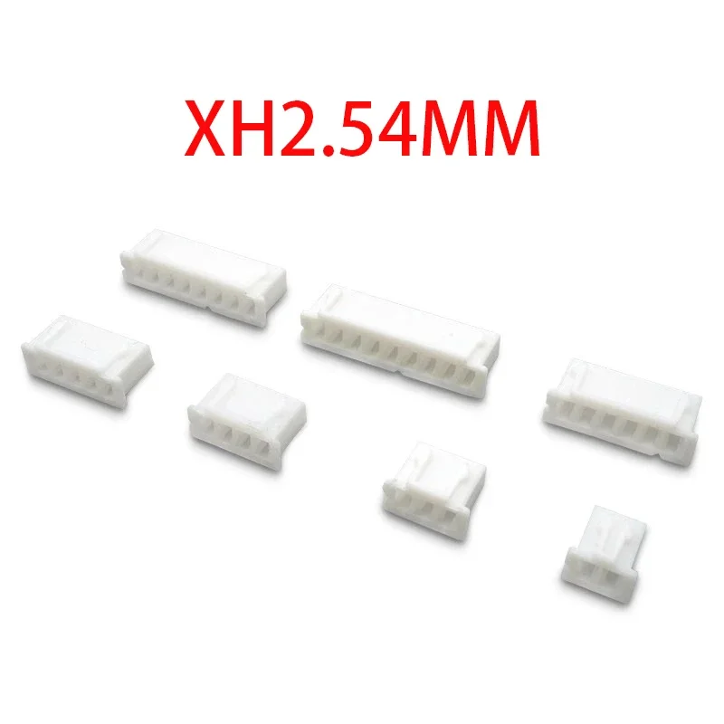 50PCS XH2.54 Connector 2.54mm Pitch Female housing Plastic Shell Housing 2/3/4/5/6/7/8/9/10/11/12/13/14/16 Pin For PCB Board XH