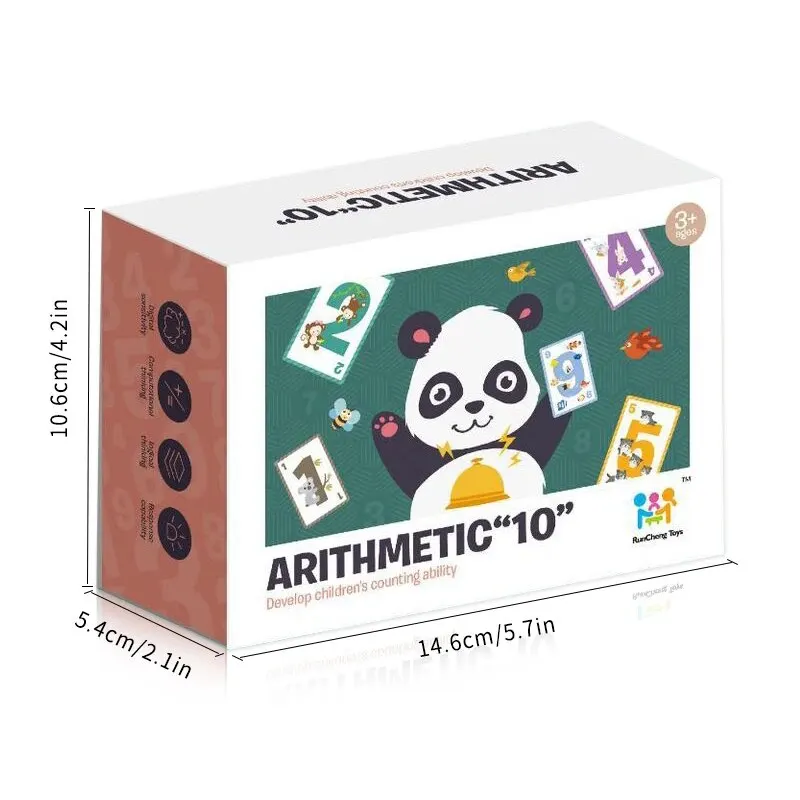 Children'S Interaction Crazy Counting Digital Card Mathematics Plus Method To Subtract Early Teach Toys Baby Board Games