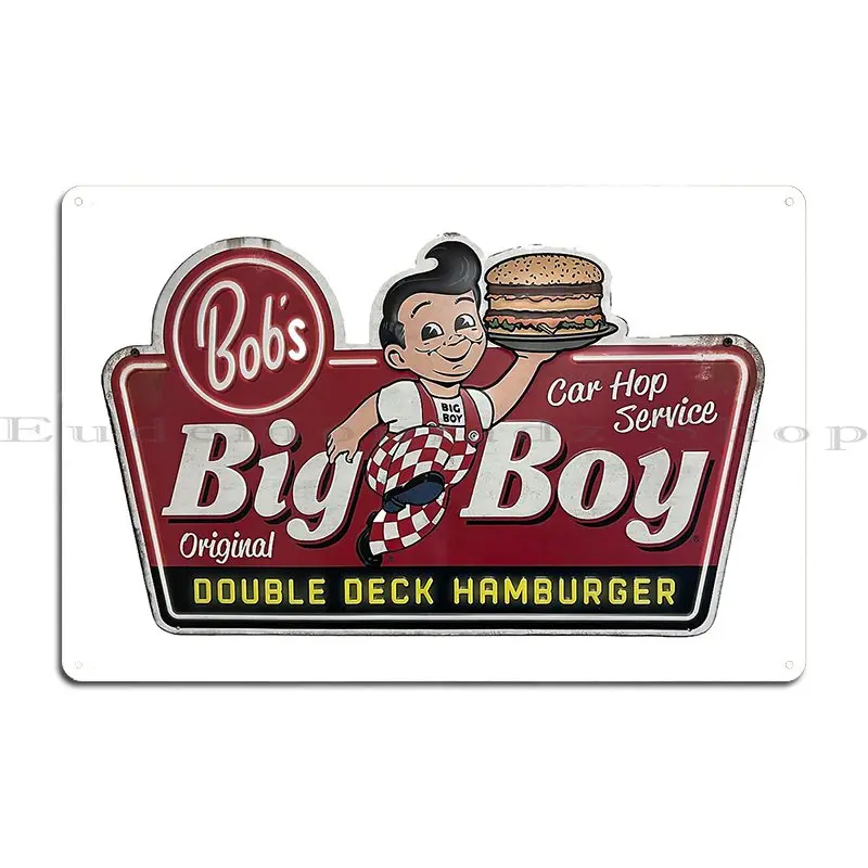 Shoney S Big Boy Garage Guru Metal Plaque Poster Wall Decor Kitchen Kitchen Customized Cinema Tin Sign Poster