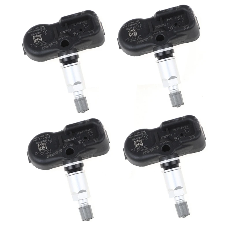 4 Piece Replace 52940J7000 PMV-CH15 TPMS Tire Pressure Sensor 52940-J7000 Fit For Kia K3 Forte Ceed 2019 2020