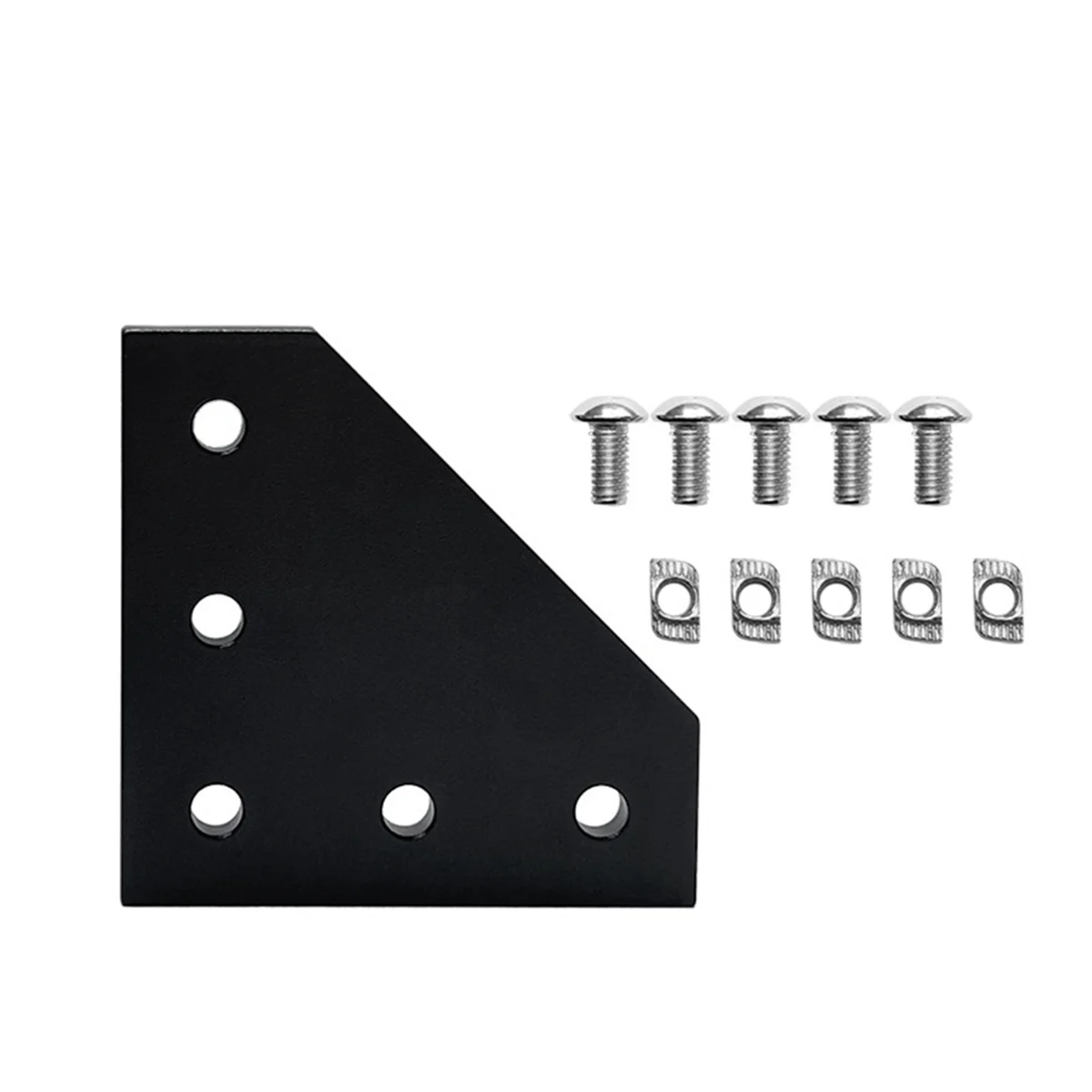 ABGN 10Pcs 2020 L Shape Joint Plates Corner Bracket for Aluminum Extrusion Profile Enhanced Stability & Support