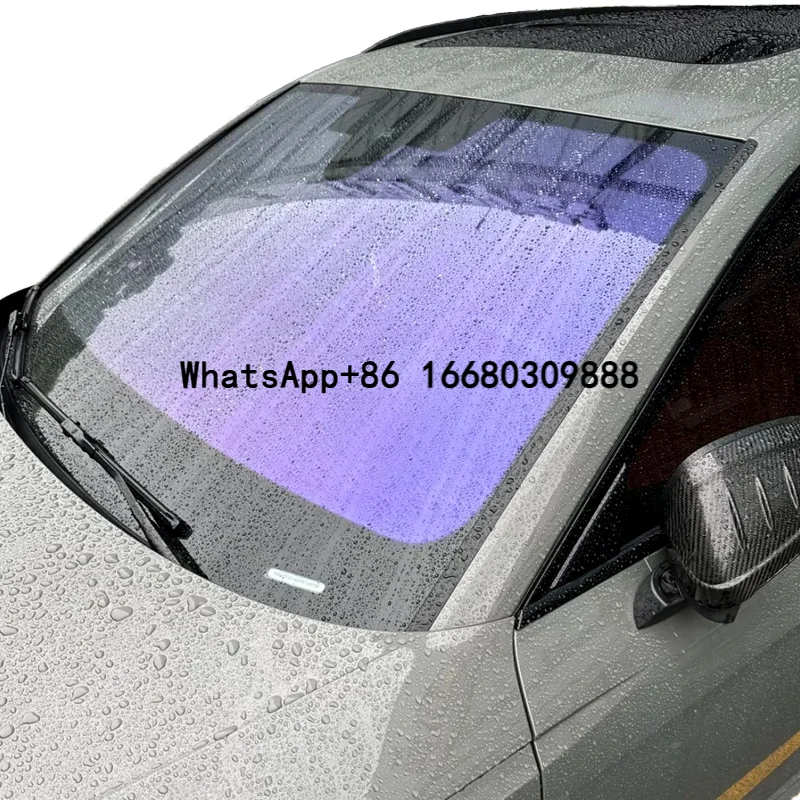 

XC-02 Purple Decorative Window Film with Chameleon Film Change Color in Sunshine