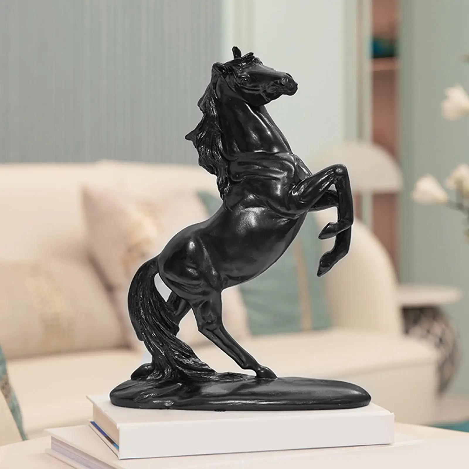 Horse Statue Animal Sculpture Horse Sculpture for Office Tabletop Study Room