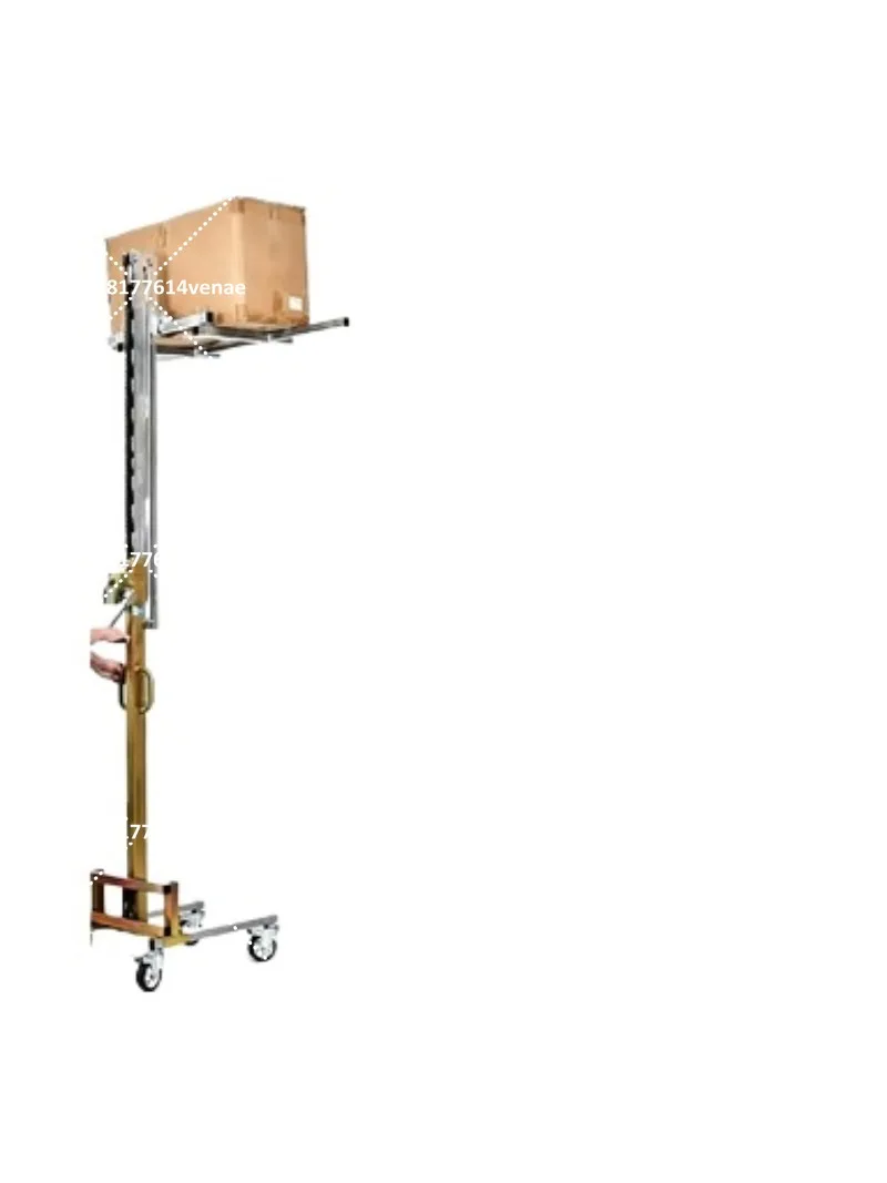 Manual Handling Stacker Forklift Lifting Portable Folding Vehicle Household Multifunctional