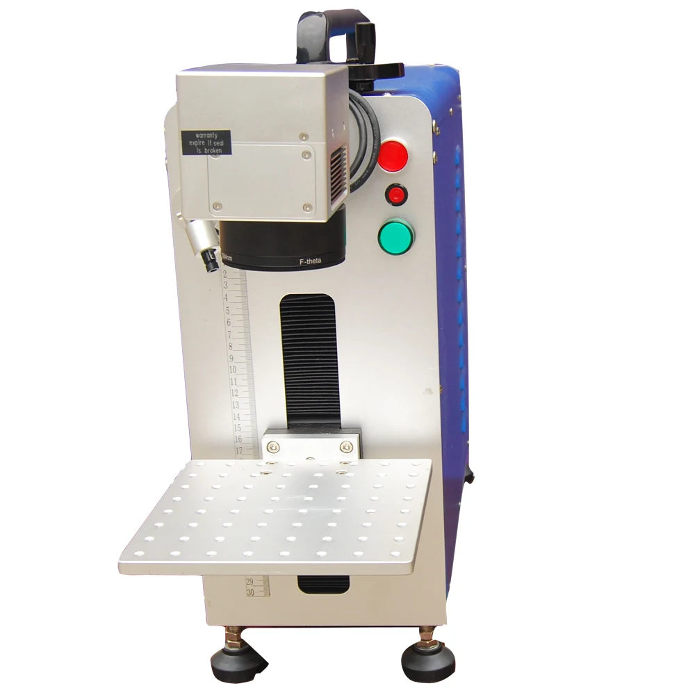 Portable MAX Raycus Fiber Marking Machine 20w-100 Watt Range Marking Metal Plastic Gold Silver Support DXF PLT BMP
