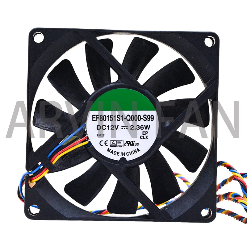 

EF80151S1-Q000-S99 12V 2,36 W 8cm системная плата Pwm Fan