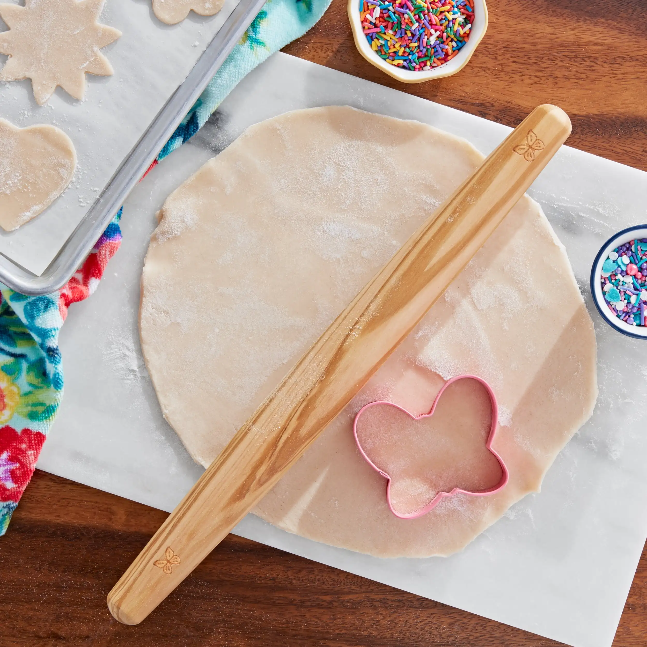 16 in Wood French Rolling Pin