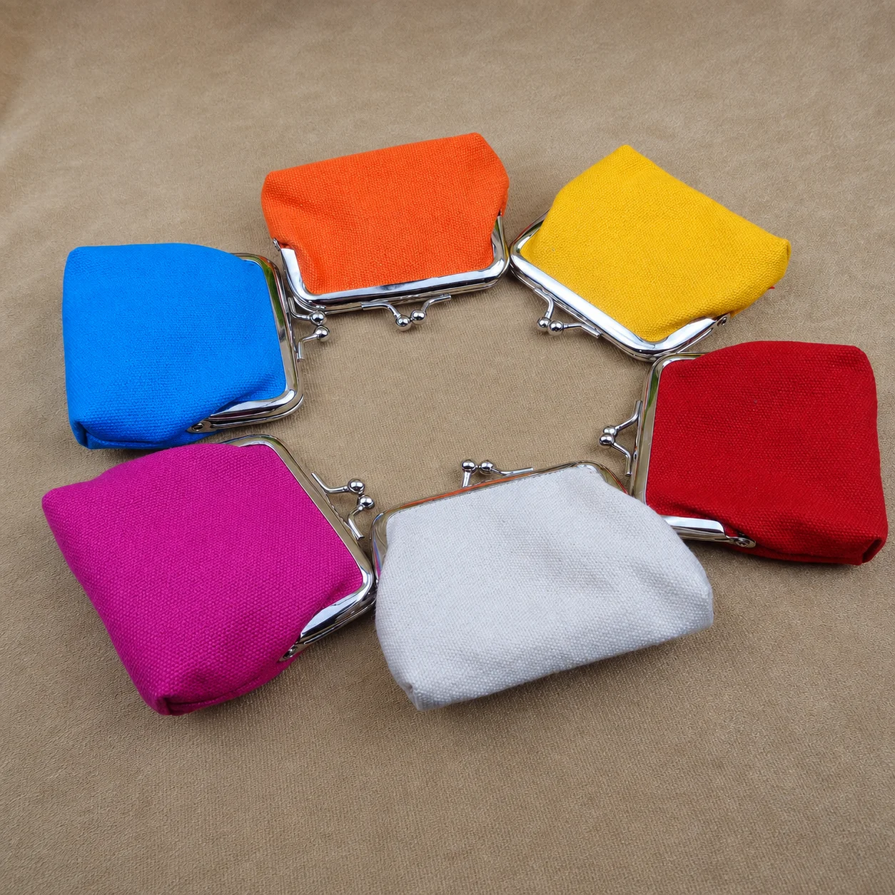 Small Change Pouch Lightweight 3 Inch Change Pouch Solid Color Coin Purse Wear-Resistant Unisex Coin Purse For Short Getaways