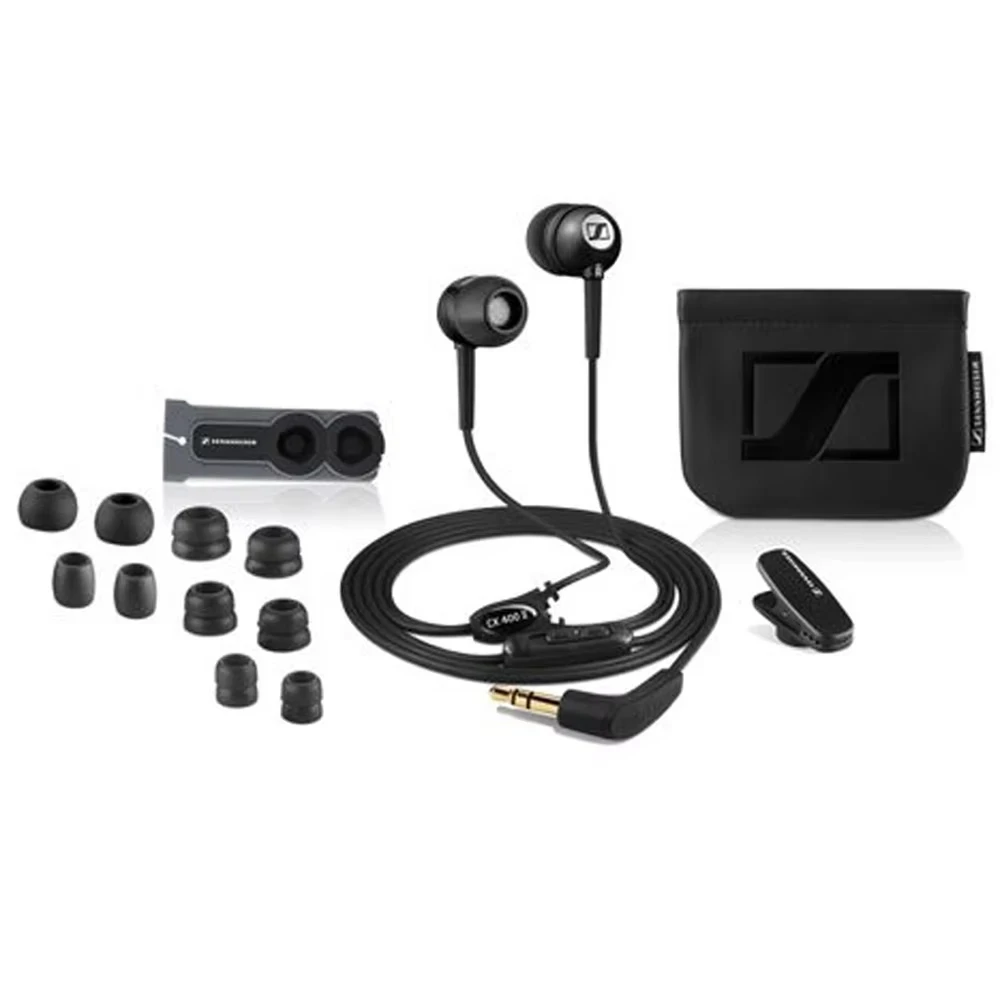 Sennheiser CX400II precision in ear headphones with bass stereo dynamic 3.5mm high toughness fiber protection high sound quality
