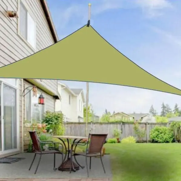 

Outdoor triangular awning canopy cloth rainproof courtyard carport canvas camping tent waterproof and sun protection