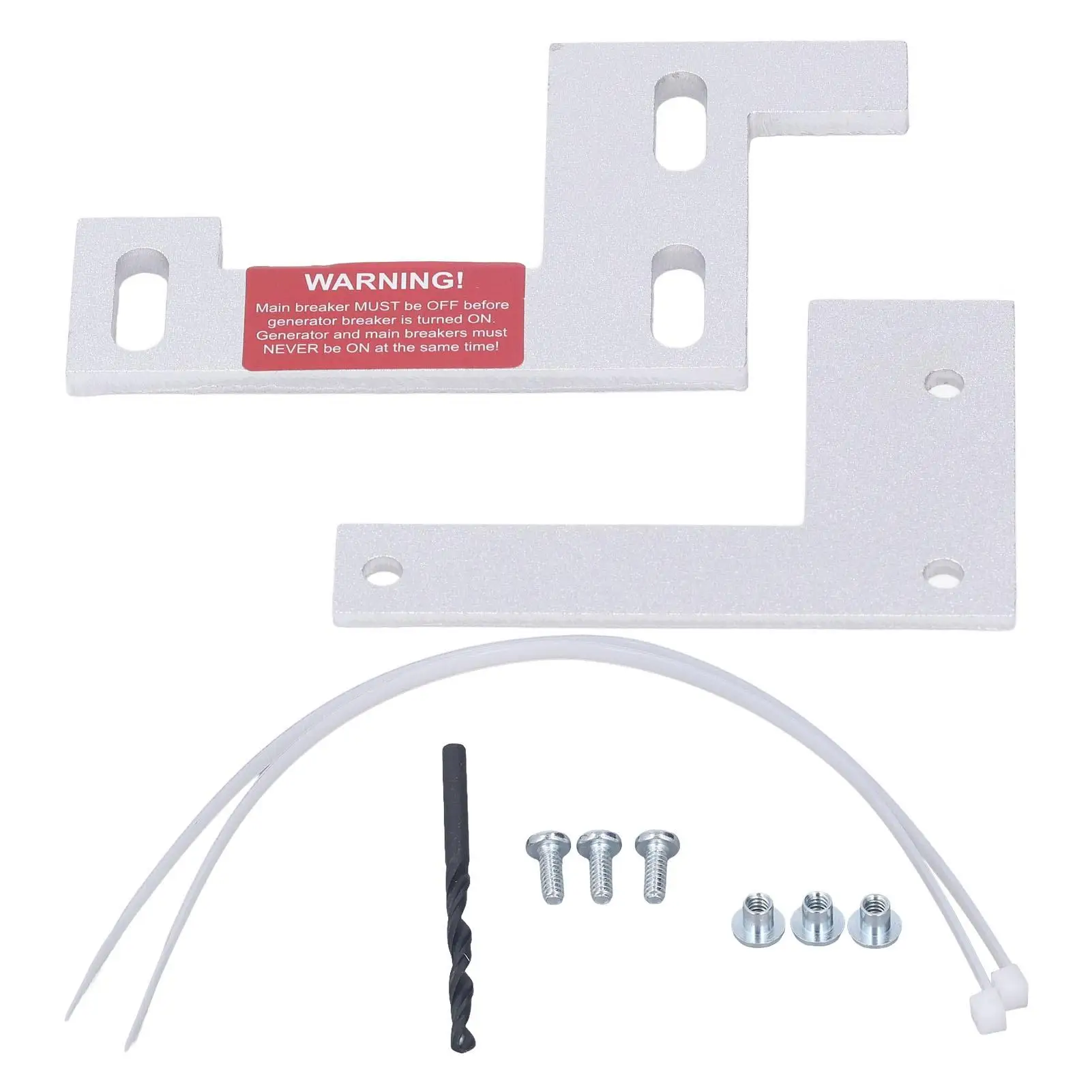 

Generator Interlock Kit Aluminum Alloy Main Circuit Breaker Generator Circuit Breaker Interlock Panel Safety Protection
