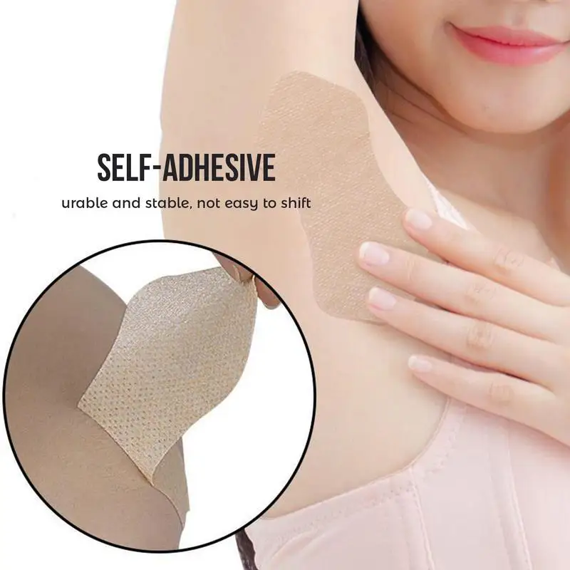 Underarm Sweat Stick 10pcs Portable Sweat Absorbing Underarm Pads Summer Sweat Shield Guard Long-lasting Perspiration Pads