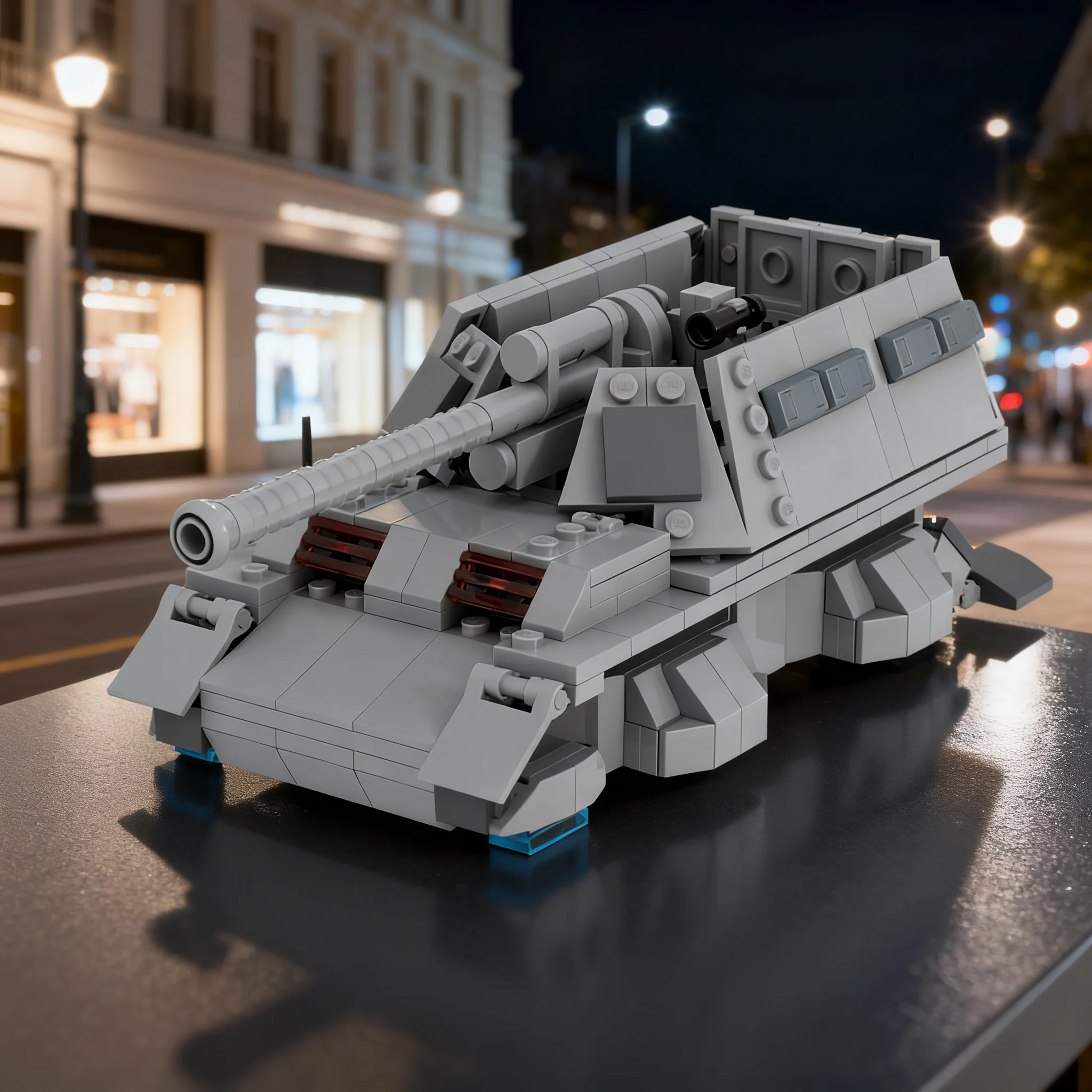 493pcs MOC Imperial Heavy Artillery Star Battle Model Building Blocks Architecture Idea Kids DIY Creative Christmas Gifts Toys