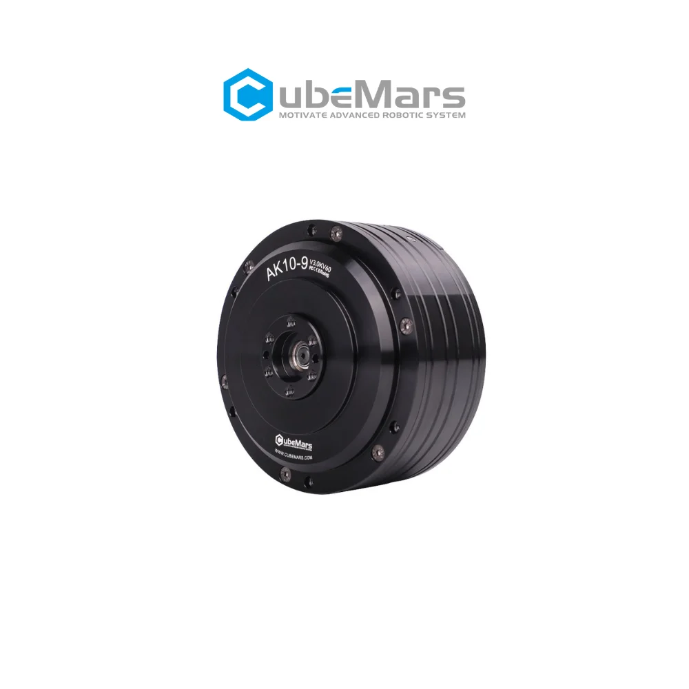 CubeMars AK10-9 V3.0 محرك روبوت 235 دورة في الدقيقة المحرك عزم الدوران 53nm فرش السيارات لأبحاث الذراع الروبوتية المشتركة