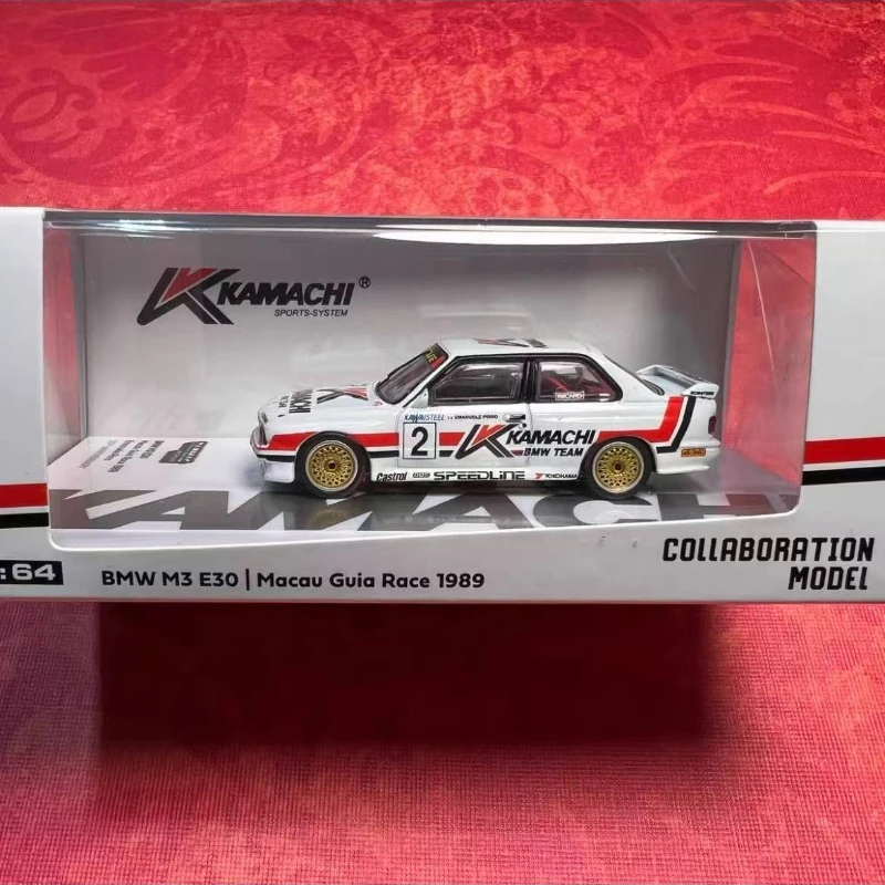 Tarmac Works 1:64 M3 E30 Macau Cup Metalowy Model Auta Wykonany Odlewniczo, Zabawka, Prezent