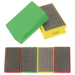 60# 100# 200# 400# Diamond Hand Polishing Pads Tile Glass Abrasive Grinding Block Pad Stone Marble Ceramic Abrasive Sanding Disc