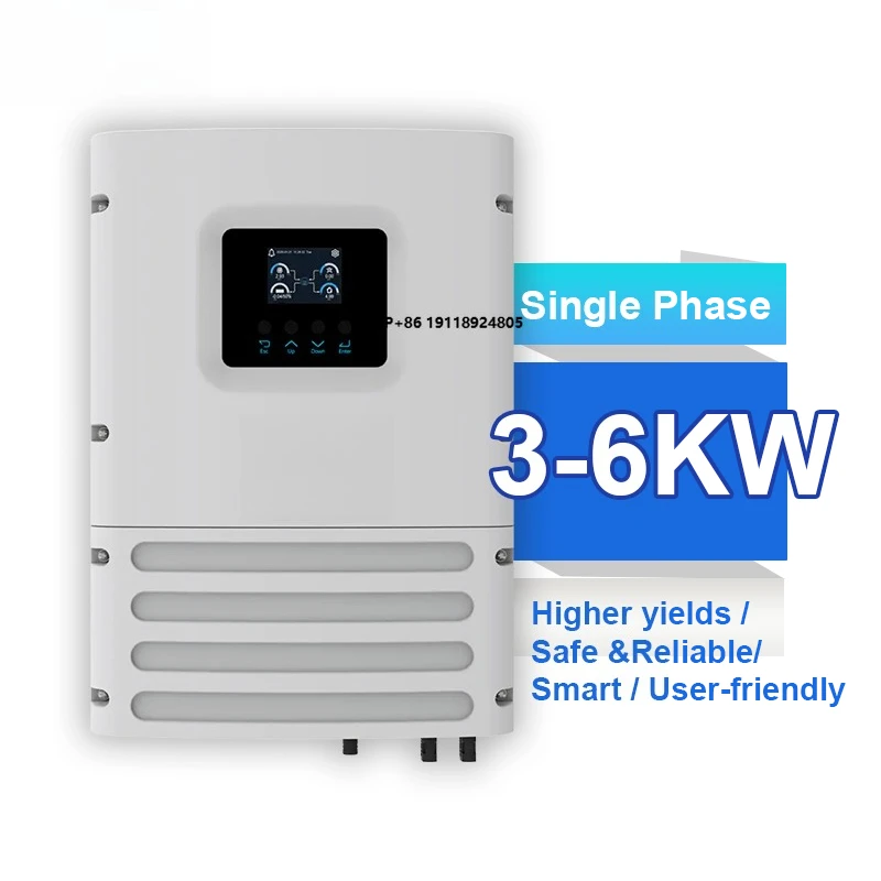 Pure Sine Wave Off Grid Single Phase Inverter 3000w 3Kw 5Kw 6kw 6Kva Hybrid Dc to Ac Solar Power Inverter IP65