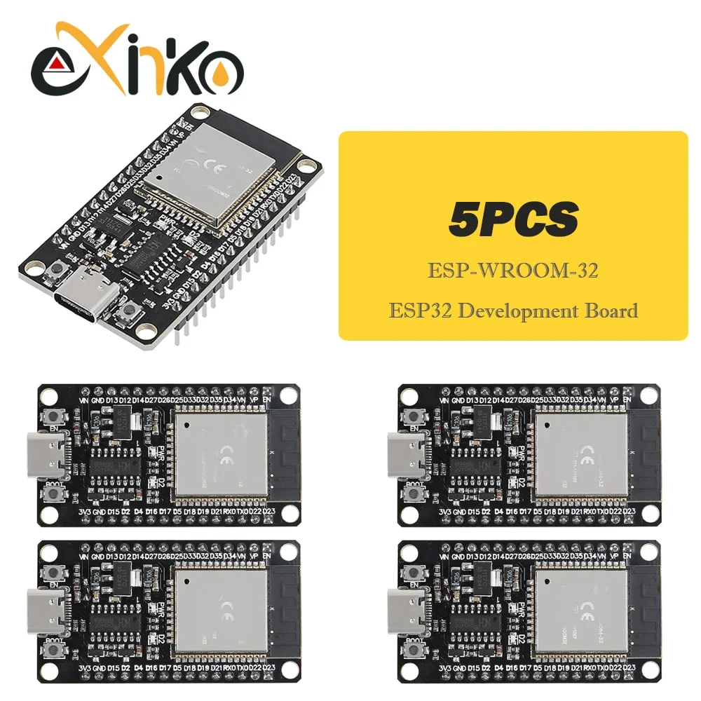 NONE 1–10 Stück ESP32 ESP32 Entwicklungsboard WiFi + Bluetooth extrem geringer Stromverbrauch Dual Core ESP-32 ESP-32S ESP 32 ähnlich ESP8266 3