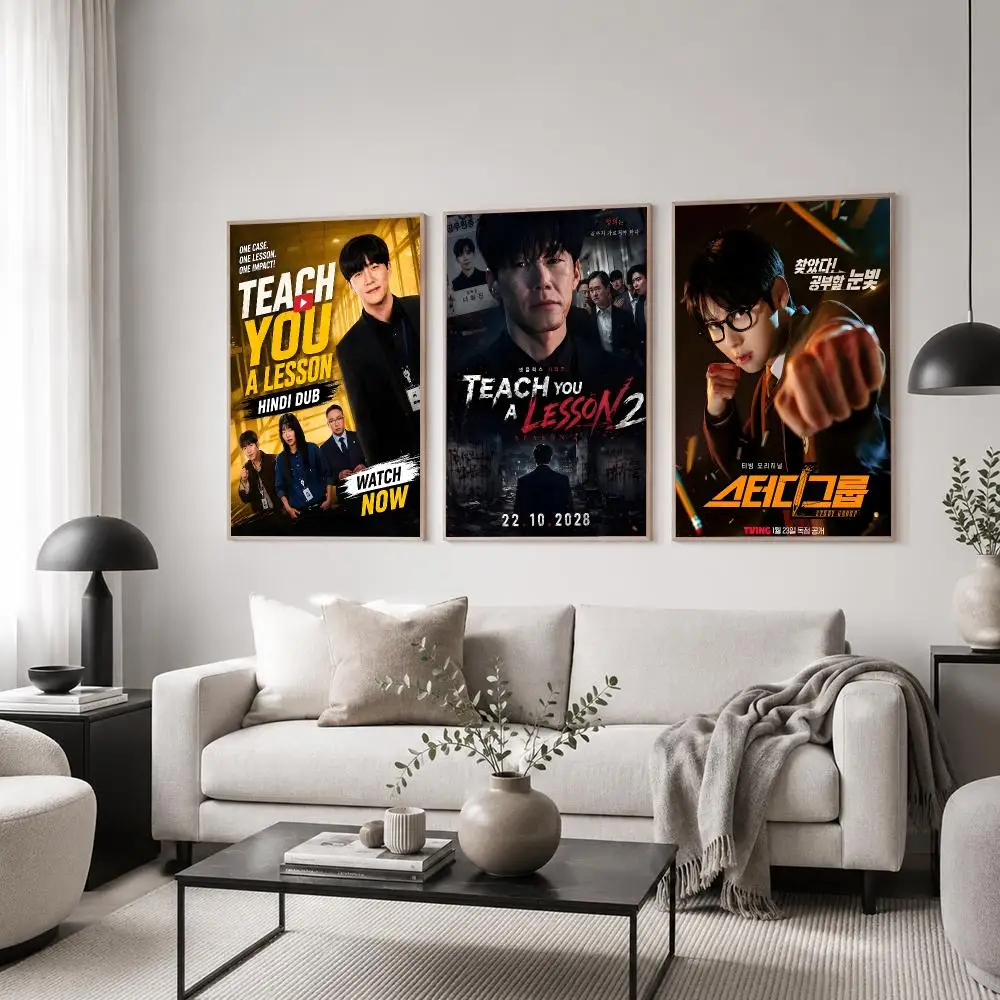 Kdrama Get Schooled Poster Poster Stickers Painting Mural HD Wall Decals for Bedroom Living Room Home Self-Adhesive
