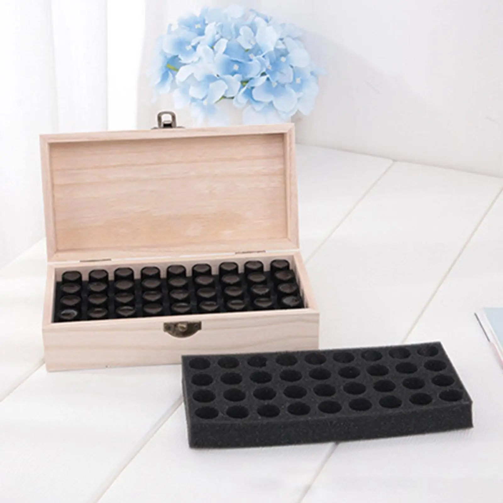 Portable Essential Oil Storage Box Essential Oil Organizer 36 Lattice 1-3ml Storage Container Aromatherapy for Home Beauty Salon