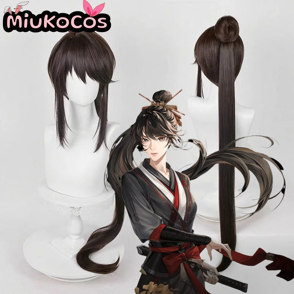 

В НАЛИЧИИ A Chan Косплей Парик Miuko Косплей Игра Пепел Королевства Косплей