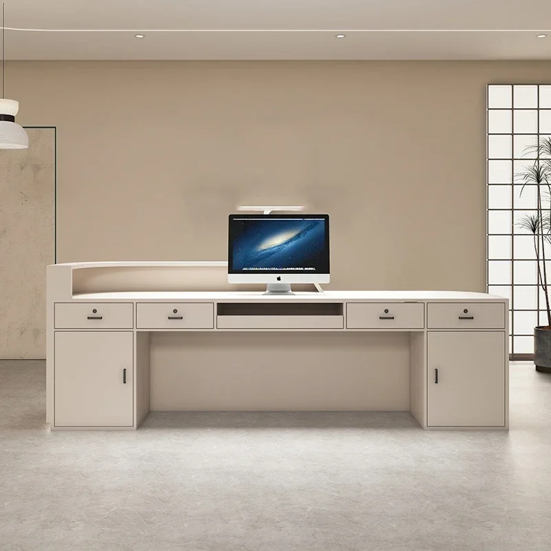 مكتب استقبال أمامي عالي الجودة ومتين للمكتب ومطعم وصالة الألعاب الرياضية الفاخرة ومكتب استقبال صغير #5