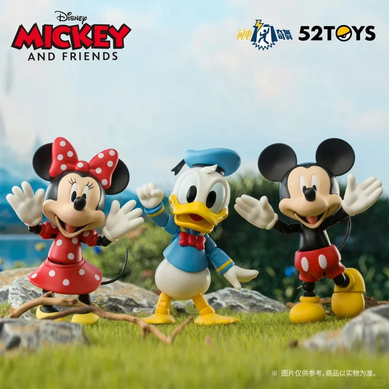 

52TOYS Flash Dance Disney Микки и друзья Совместная мобильная кукла ручной работы Модный подарок на день рождения Рождественский подарок Орнамент