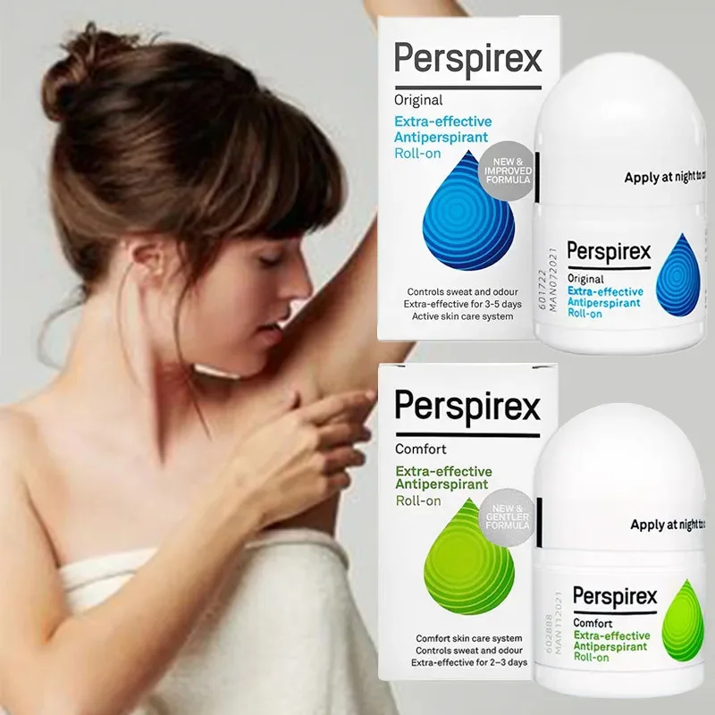 Perspirex Roll-on Antisudorifique Non Irritant, Confort de Bain, Contrôle Original des Aisselles, Odeur de Sueur, Désodorisation Longue Durée