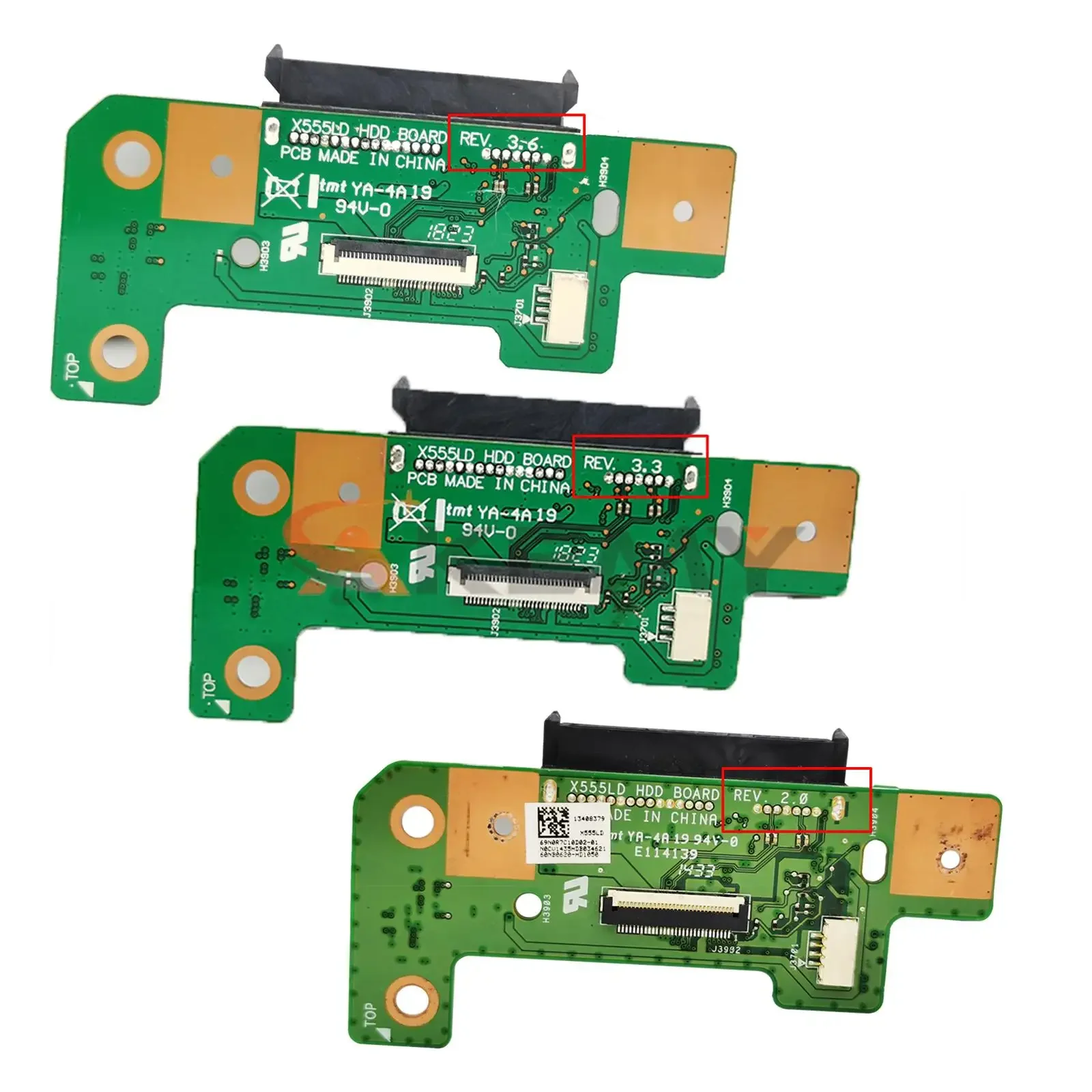 

Плата жесткого диска X555LD REV 3.3 3.6 для ноутбуков Asus X555LD X555L, версии REV 3.1 3.0, 100% протестировано