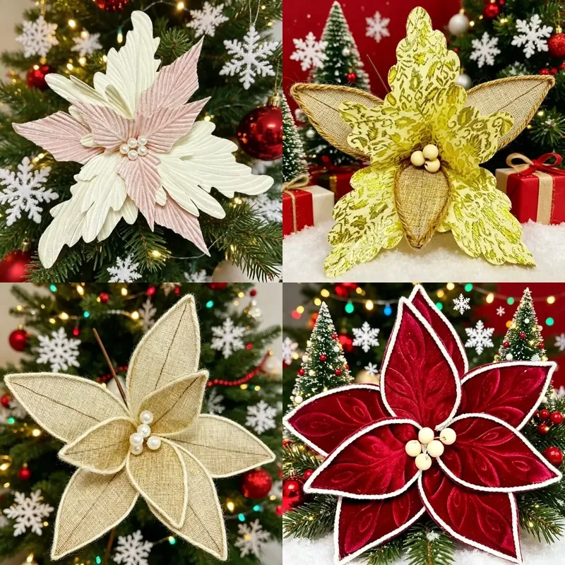 Outdoor Waterproof Christmas Green Decorations for Gardens and Porches