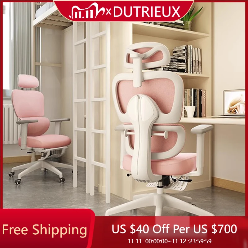 

Cheap Reading Office Chair Throne Vanity Playseat Desk Cute Ergonomic Luxury Office Chair Makeup Silla Oficina Home Furniture