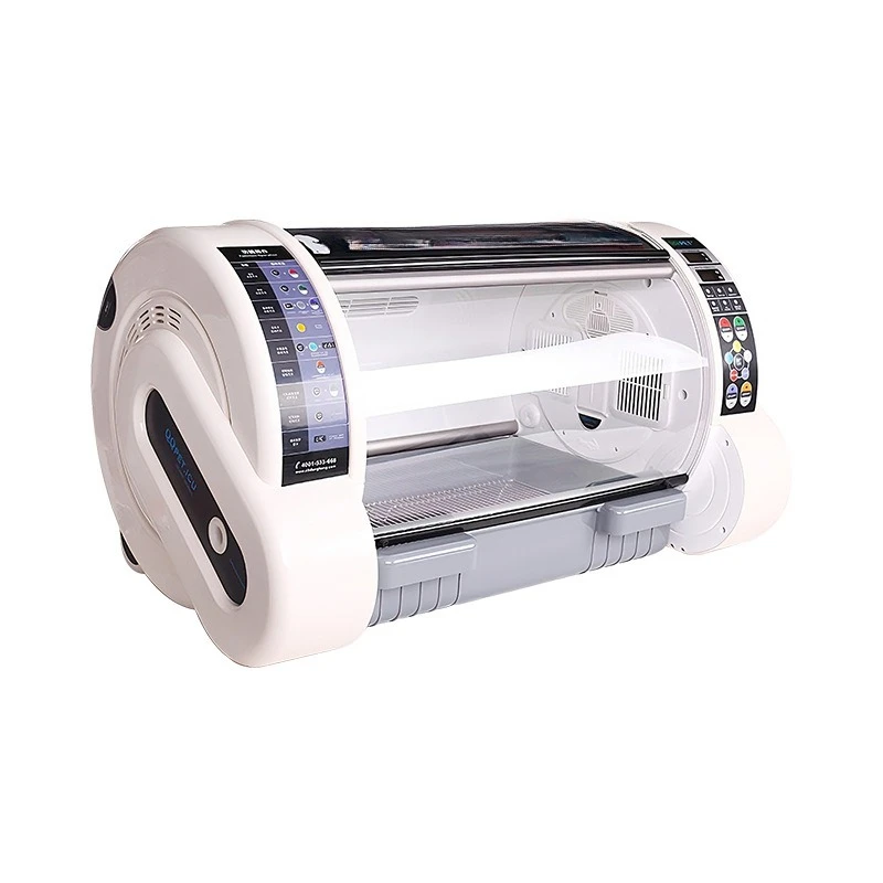 Pet oxygen monitoring compartment, animal constant temperature and humidity  atomization treatment and breeding