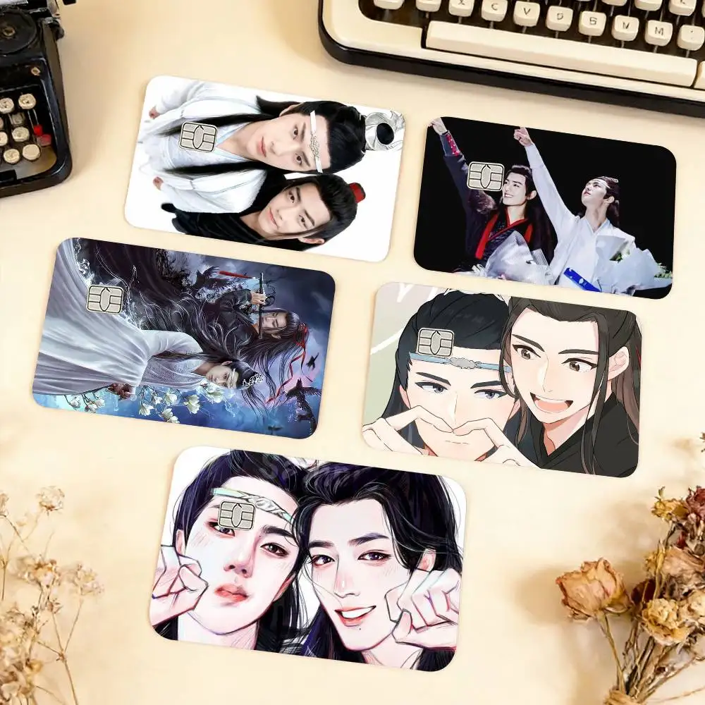 

The Untamed Wang Yibo Xiao Zhan Waterproof Film Skin Cover Credit Card Stickers Debit Front Bank Bus Pass