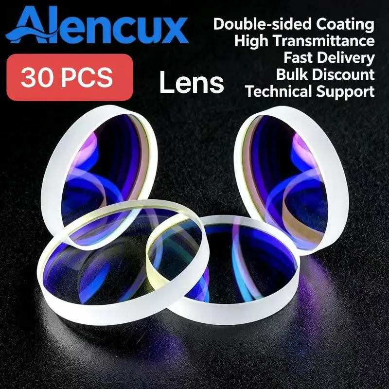 30PCS Laser Protective Lens 27.9x4.1&37x7&34x5&30x5&25x2 for Raytools Precitec WSX Fiber Powerful Cutting Machine Head Part Tool