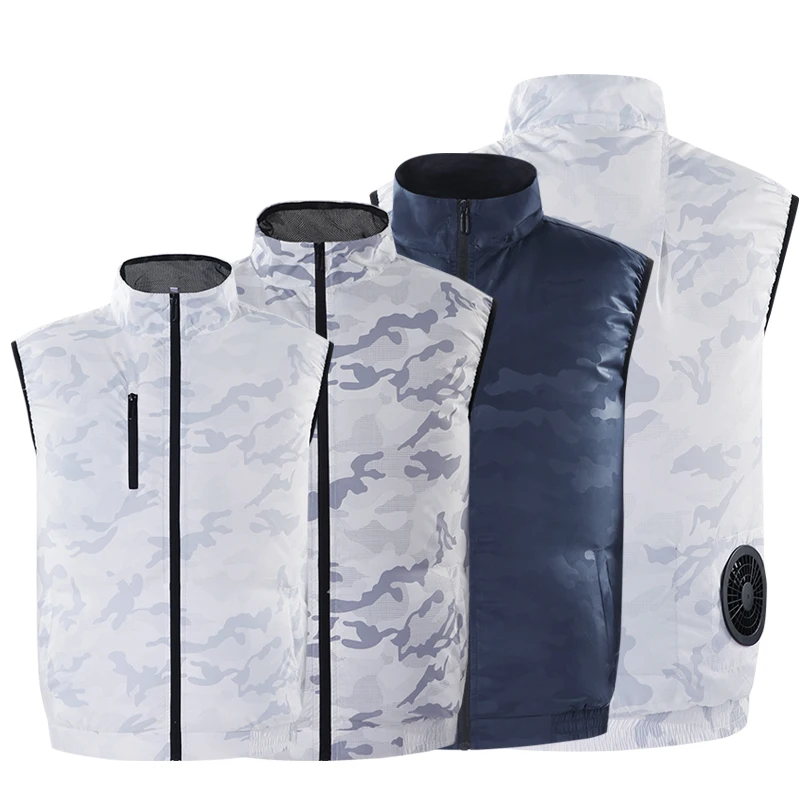 Heat Protection and Cooling Air-Conditioned Clothing, Outdoor Leisure Fishing Clothing, Fan Cooling Vest for High Temperatures