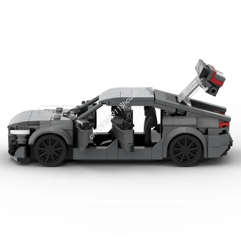 342 Uds. MOC Audi RS7 campeón de la ciudad supercarros modelo bloques de construcción juguetes creativos ladrillo DIY cumpleaños educación regalos de navidad