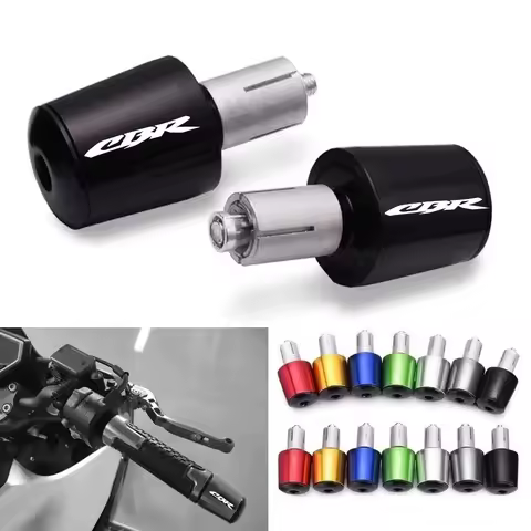 Motorcycle Handlebar Grips Handle Bar Cap End Plugs For Honda CBR600RR CBR1000RR CBR650R CBR500R CBR 600RR 1000RR 650R 500RR 600