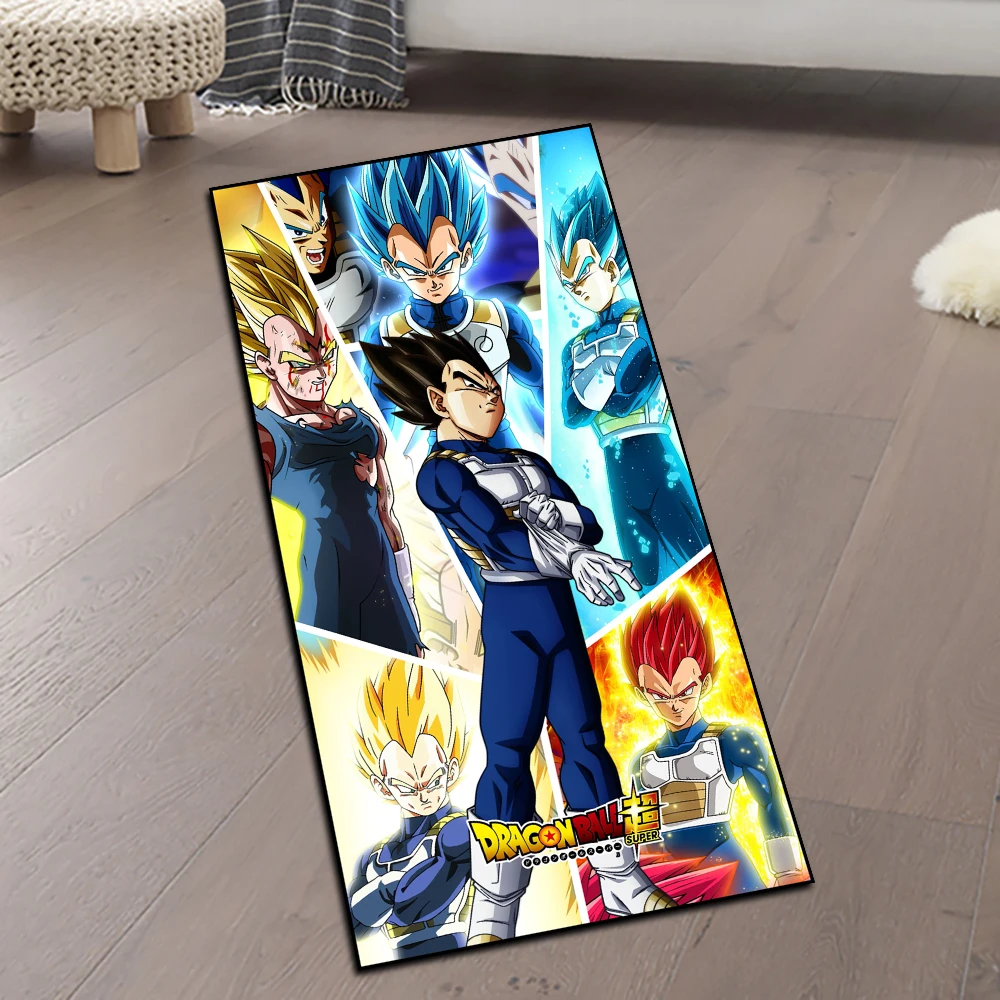 

Circular Area Rugs Anime Super Blue Saiyan Vegeta Prince Dragon Ball Gogeta Customize Cartoon Rug Printed Carpet for Home Decor
