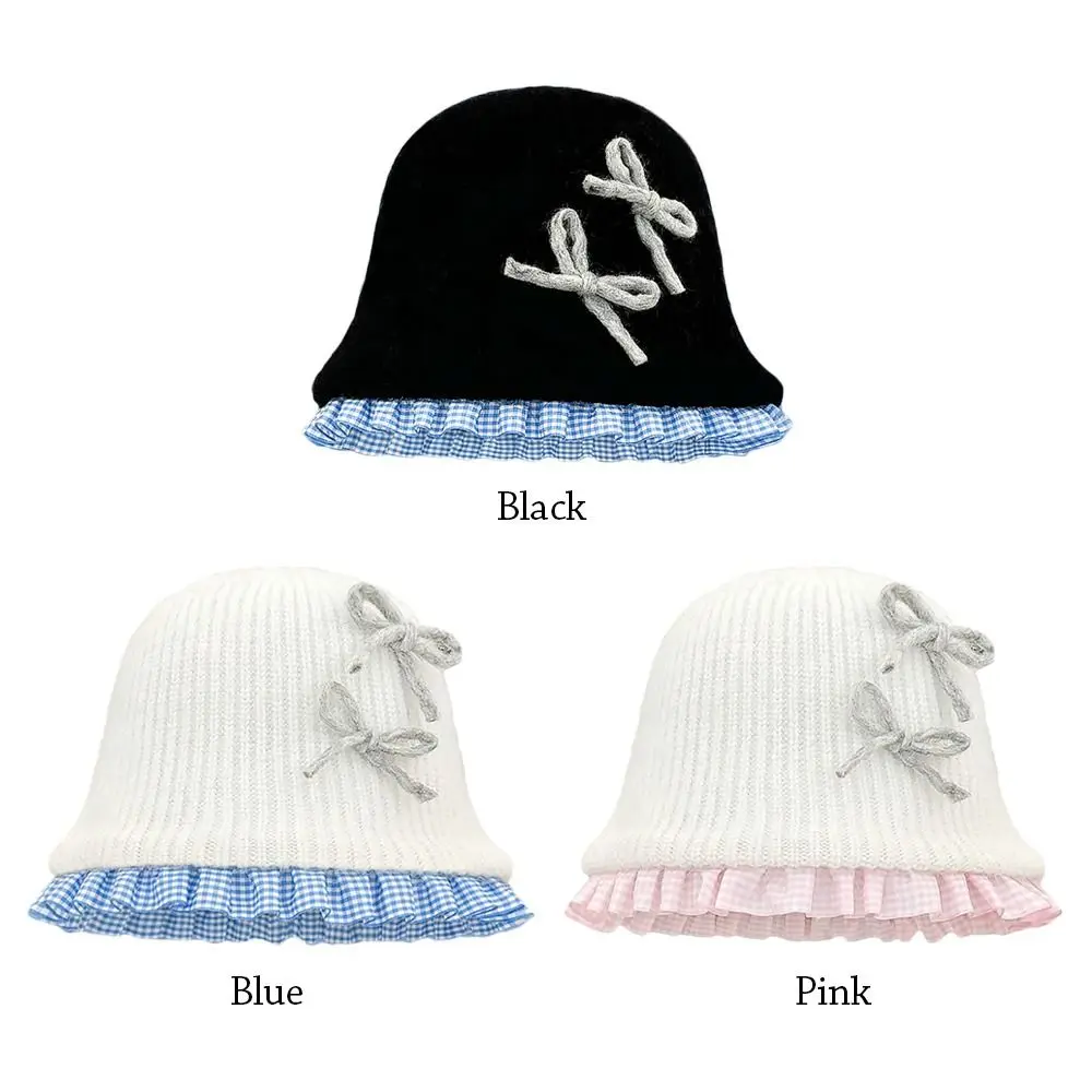 หมวกทรงปานามาหมวกปีกหนาอบอุ่นแบบลำลองสำหรับผู้หญิงหญิงสาว Topi Bucket ผ้ากำมะหยี่อ่อนหวานน่ารักสำหรับกลางแจ้ง