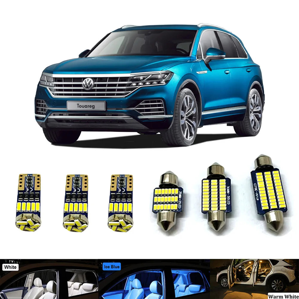 

Car Interior Light LED For VW Volkswagen Caddy 3 4 Touran Sharan Multivan Caravelle T4 T5 T6 T-CROSS Tiguan T-ROC Touareg Canbus