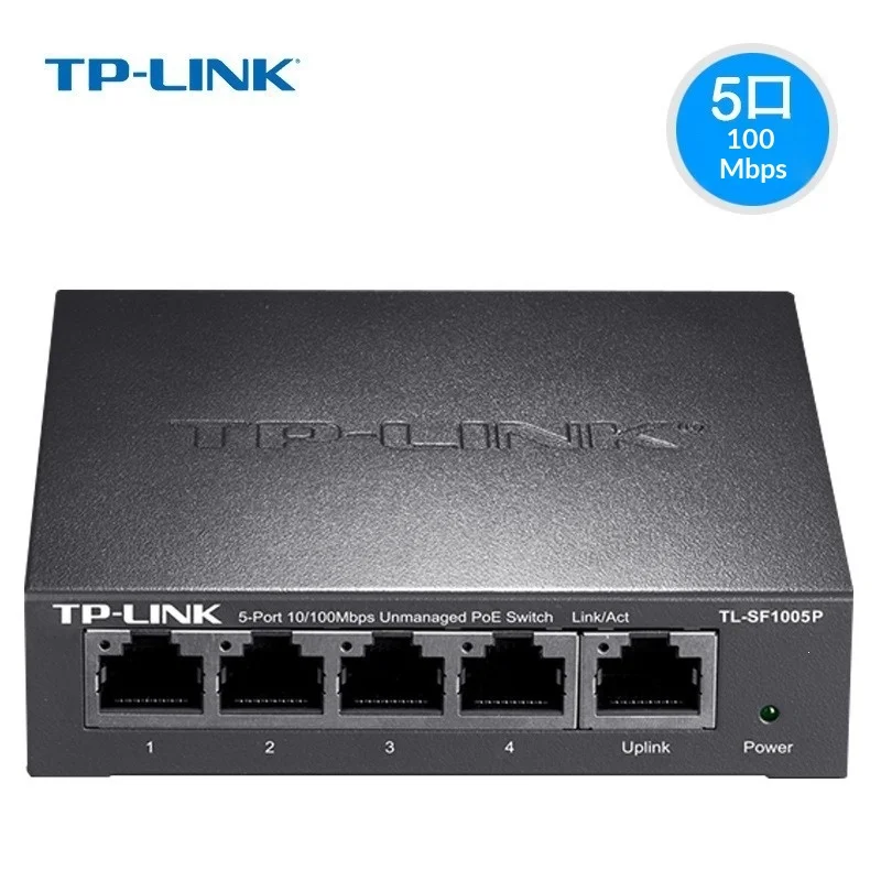 tp-link-5-port-fast-ethernet-poe-switch-tl-sf1005p-4-poe-ports-62w-30w-per-port-auto-mdi-mdix-for-video-surveillance