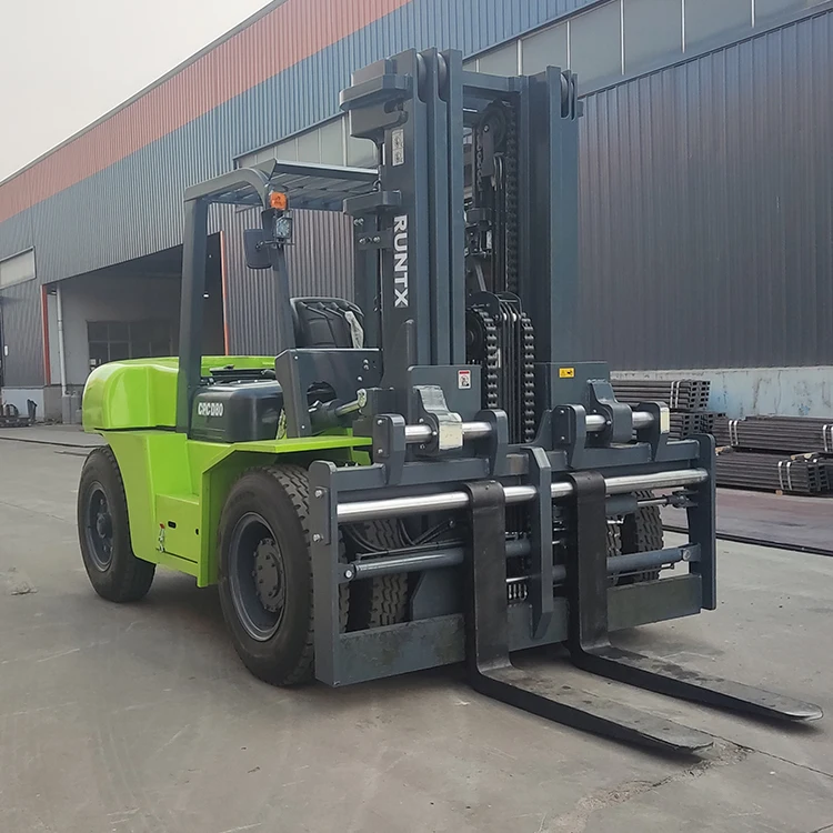 Mit Hydrauliksystem Runtx FD100T 10-Tonnen-Gabelstapler mit 6 Zylindern