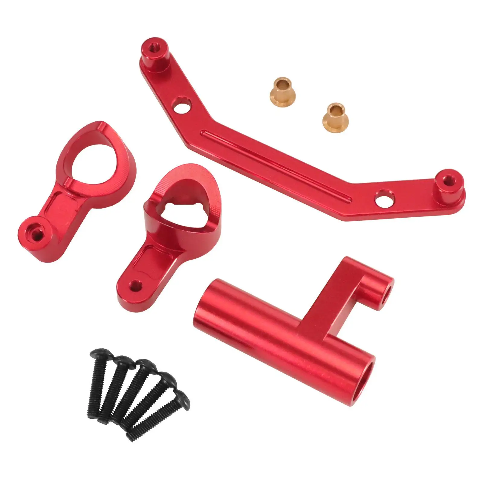 RC Car Steering, Assembly Easy Installation, Fitting Metal, Direct Replaces, High Performance, Steering Components RC Parts