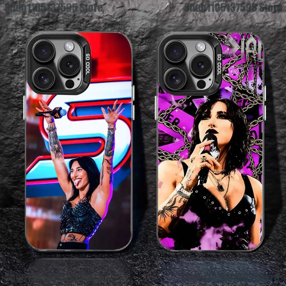 

Cool R-Rhea Ripley Wrestler Phone Case For iPhone 17,16,15,14,13,12,11Pro,XS,Max,Plus,Mini,SE Black Candy Matte Shockproof Cover
