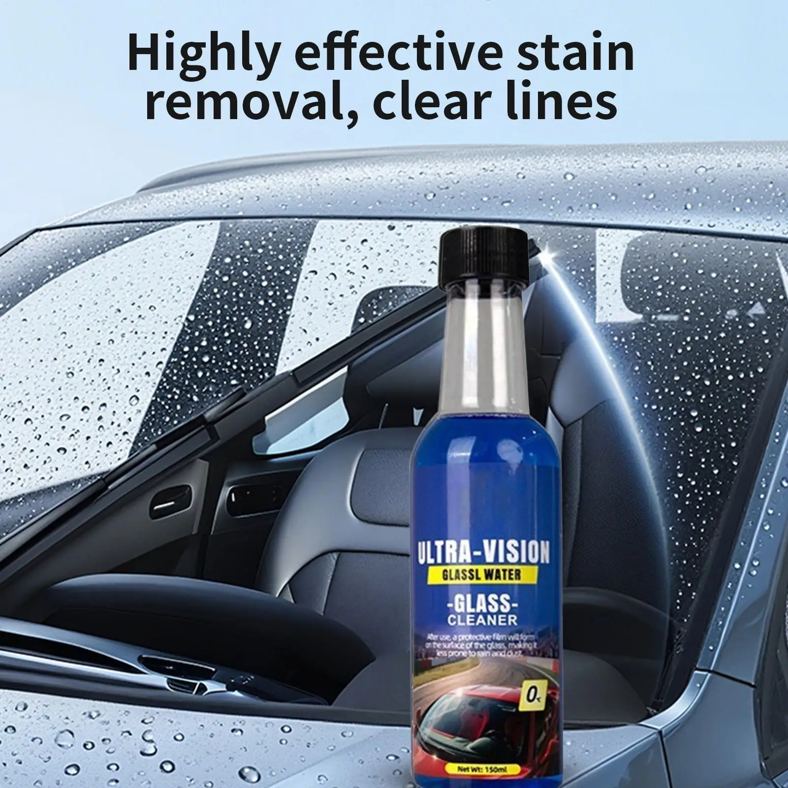 Oil Film Cleaner Car Windshield Cleaner Oil Film Remover Detailing Supplies Cleaning Tools Fluid for Window Truck SUV RV Sedan