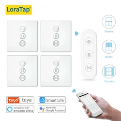 Tuya Smart Life Curtain Switch, motor de persianas, obturador de rolos, RF e Wi-Fi conectado, Google Home, Alexa Echo Motor, LoraTap